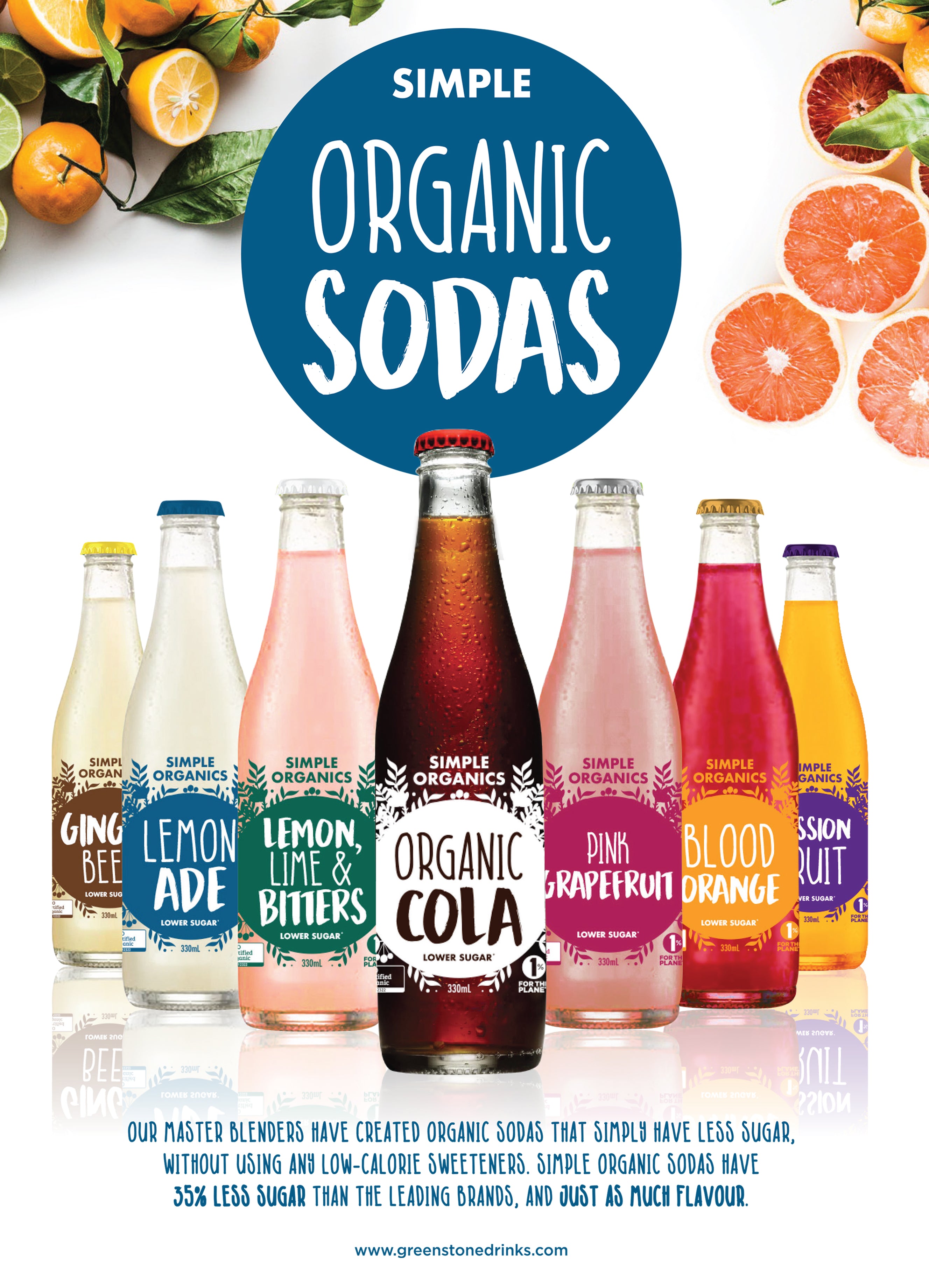 Organic sodas