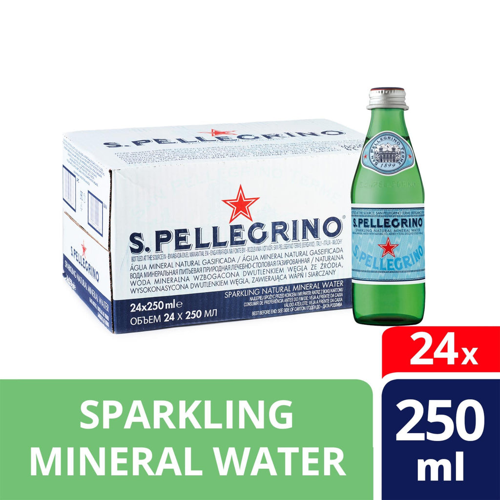 Buy San Pellegrino Sparkling Mineral Water 24 X 250ml Online In Singapore Wholesale Price 1056