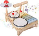 Juego de percusión de juguete Montessori de madera multivariante para niños