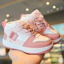 Non-slip high neck sneakers for children. Multivariant