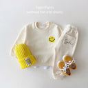 Multicolored Smile children's cotton tracksuit set