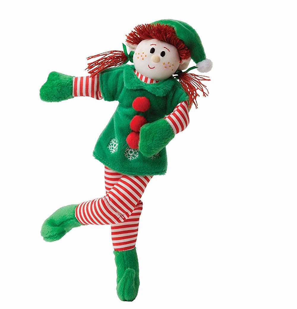 Babbo Natale 94.Elf Magic Piccolo Elfo Di Babbo Natale Girl Red Hair Con Casetta Rocketbaby