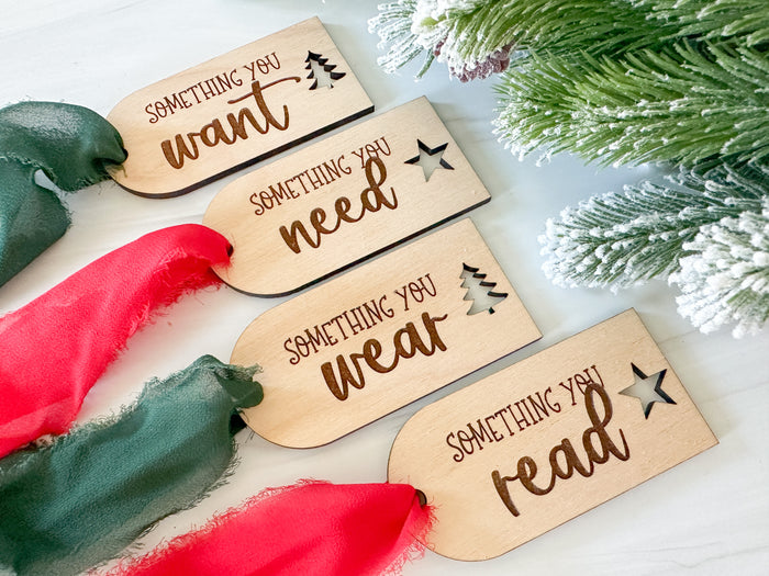 Personalized Gift Tag - Set of 4 - 4 Gift Rule – The InSpirited Home