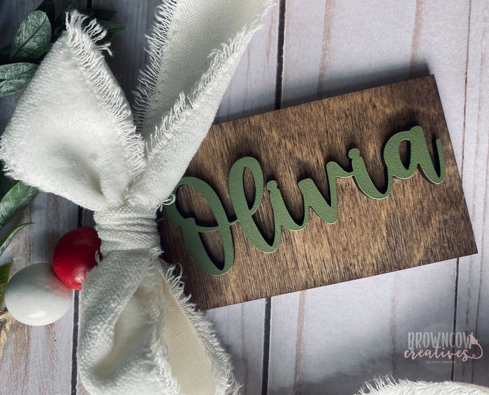 Personalized Christmas Stanley Name Plate – The Cotton & Canvas Co.