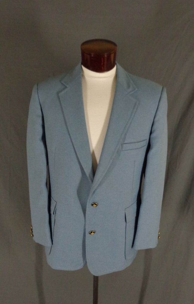 Vintage 70s The Knack Light Blue Retro Suit Blazer – 48 – Bombshell ...