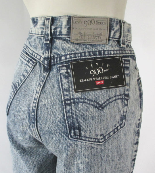 Vintage 90s Levis 900 Stone Wash Pinstripe Jeans NOS S – Bombshell Bettys  Vintage