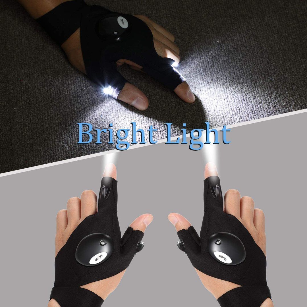 Flashlight Water-Resistant Gloves