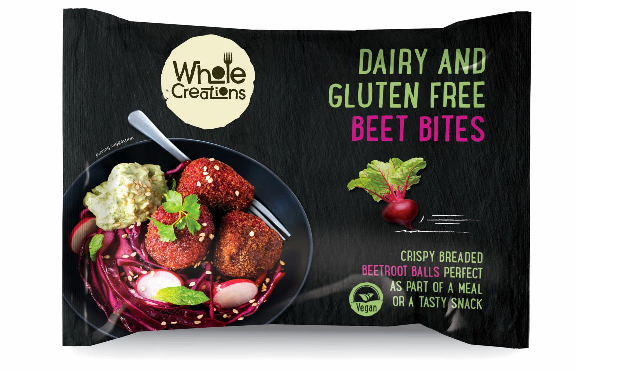 Buy Vegan Food Online | UK Delivery, Dairy Gluten Free Beetroot bites, Crispy Breaded bites, perfect as part of a meal or a tasty snack