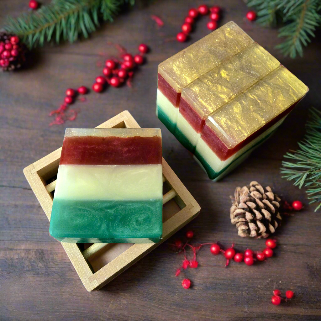 Vintage Christmas Handcrafted Soap