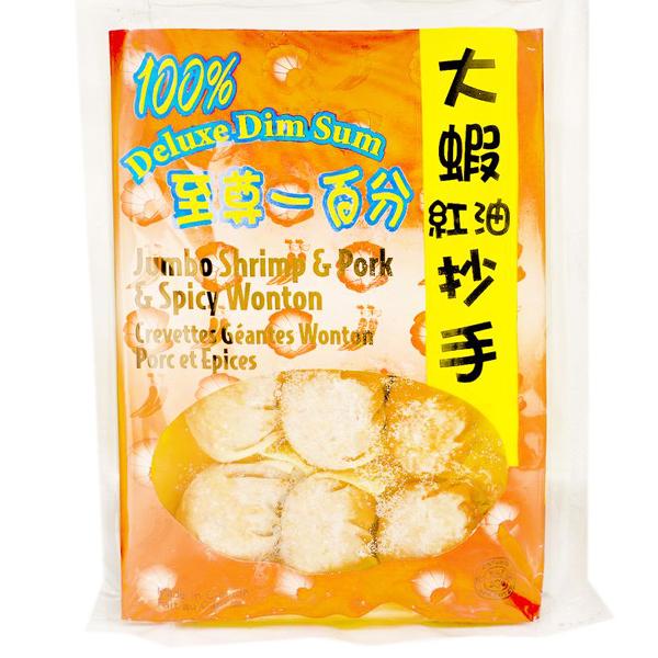 100% DDSJumbo Shrimp&Spicy&Pork Wonton 250g