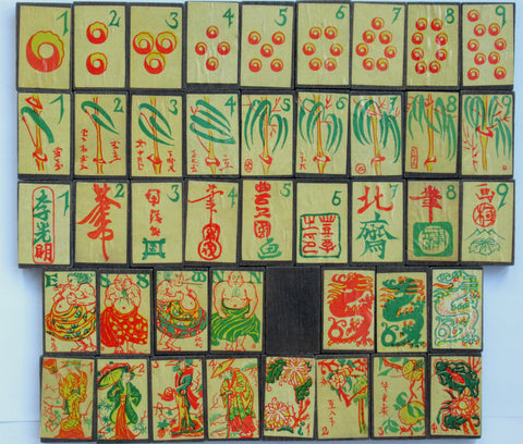 mahjong set featuring kaspi mahjong tiles