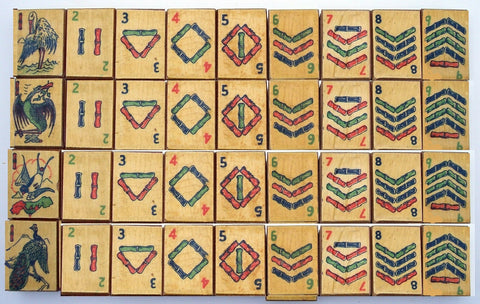 mahjong set by US Pay Lukk featuring mahjong suit bam tiles