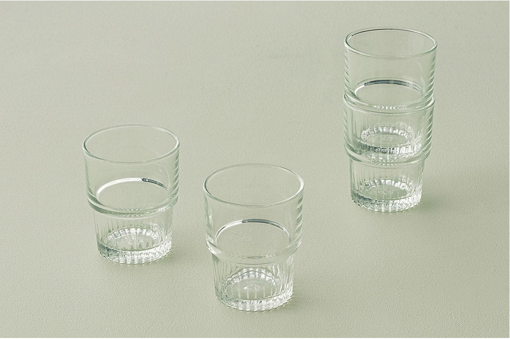 [Lucky Glass] Daily Cafe Cups - 4pcs