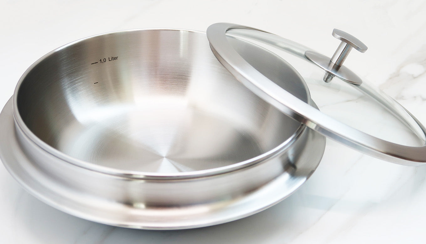 [Cookever] Stainless Steel Korean Jeongol Stew Pot