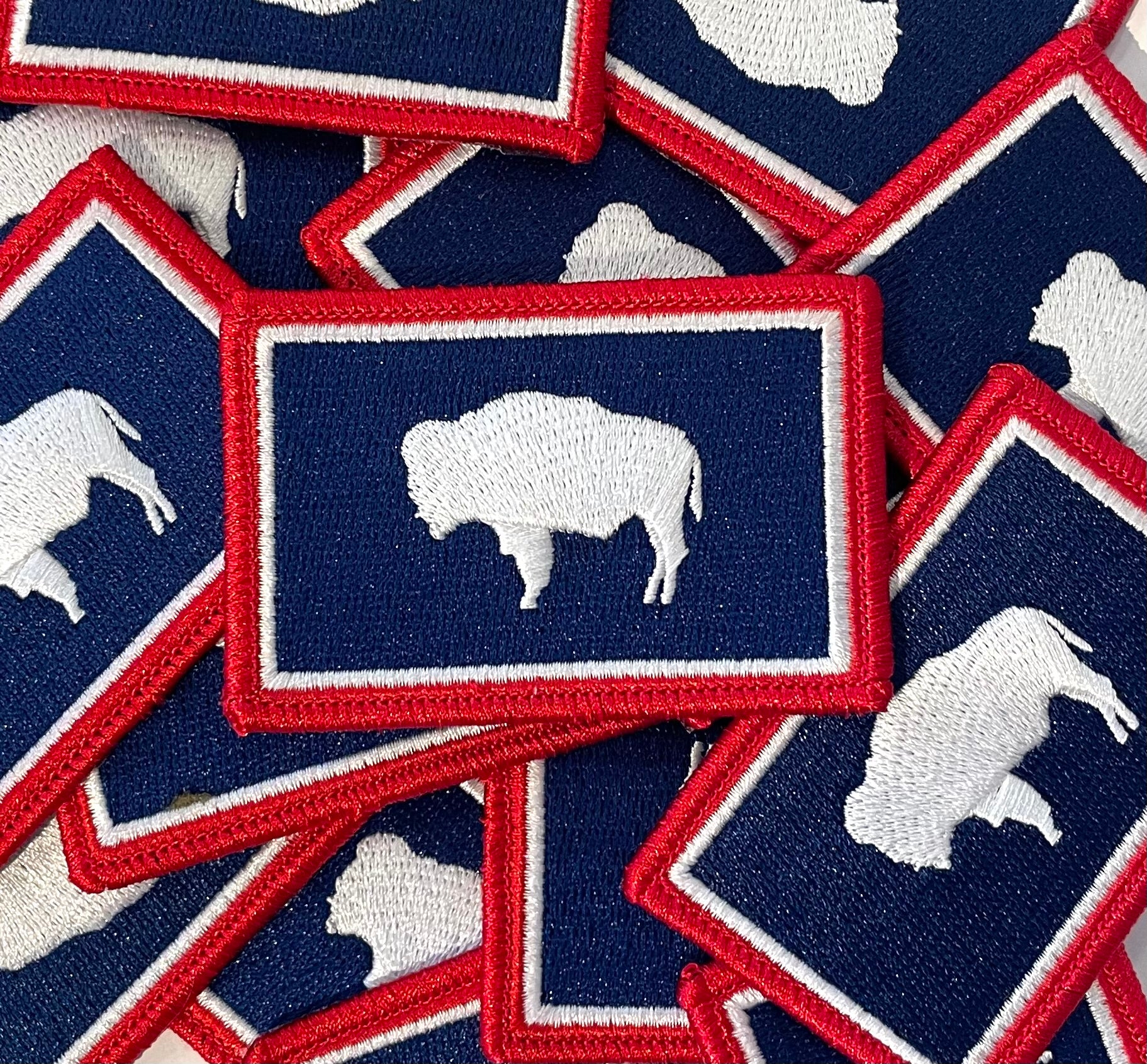 Surf Wyoming® Flag Bison Merit Patch