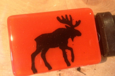 moose belt buckle