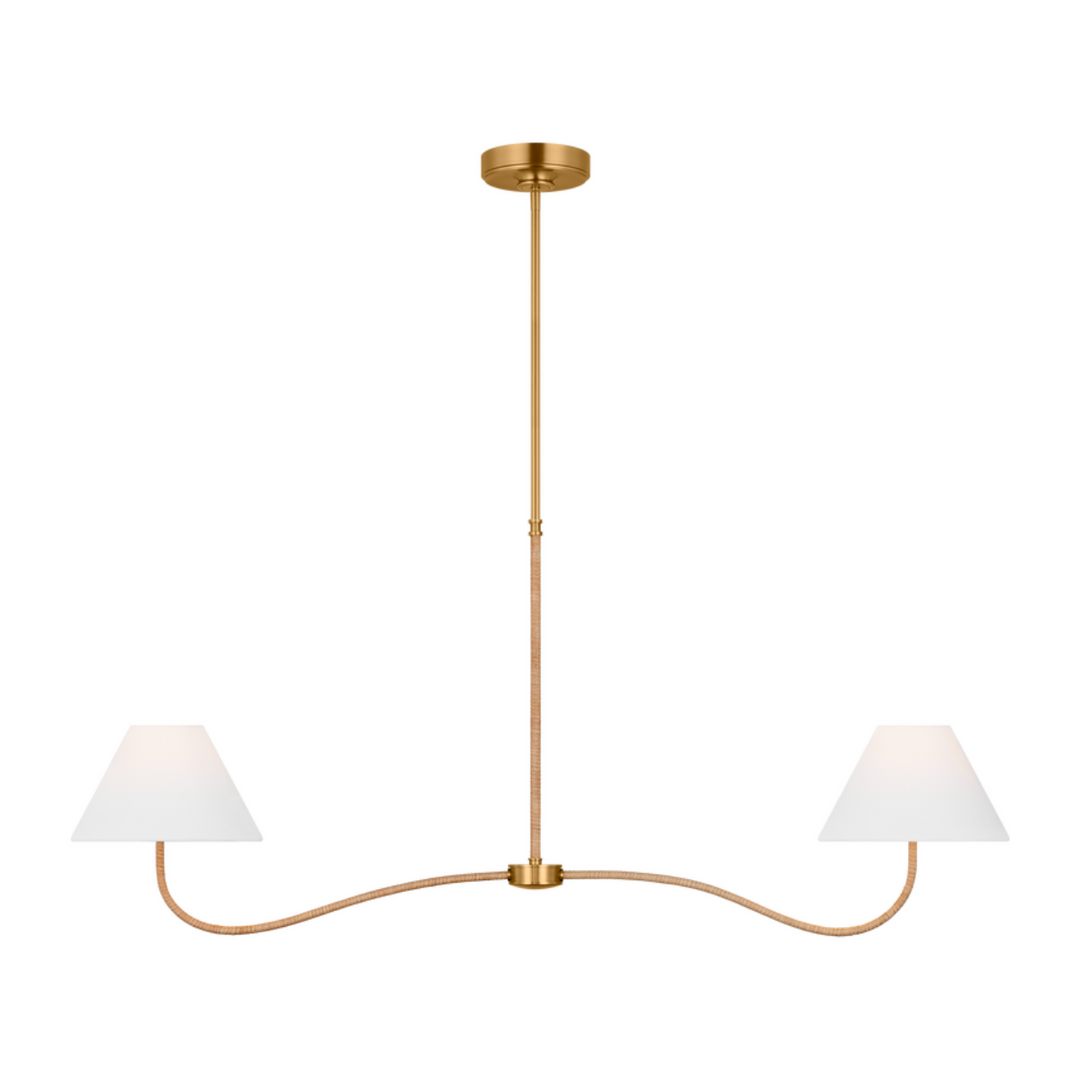 Visual Comfort CHC 1605 Launceton 52 Large Linear Chandelier by