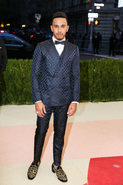 Lewis Hamilton at the Met Gala 2016