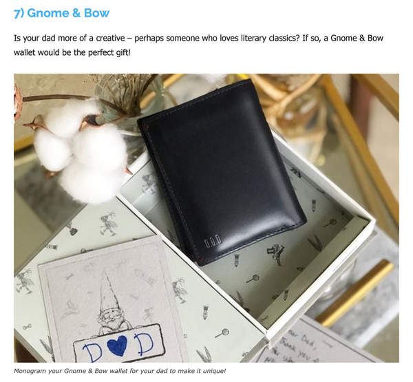 Gnome & Bow | Wah SO SHIOK | 10 Gift Ideas for Father’s Day 2021