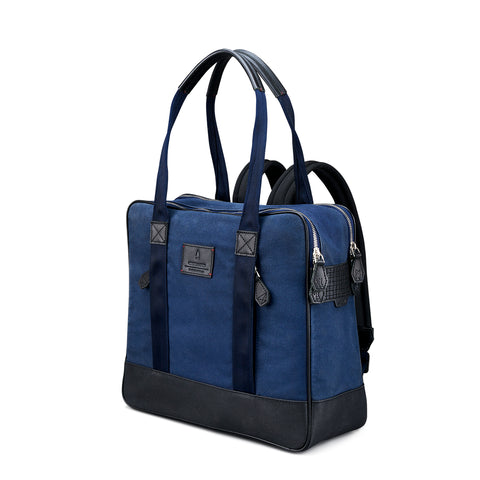 Hare & Tortoise 13"/14" Laptop 3-way Tote Backpack (Canvas Leather)