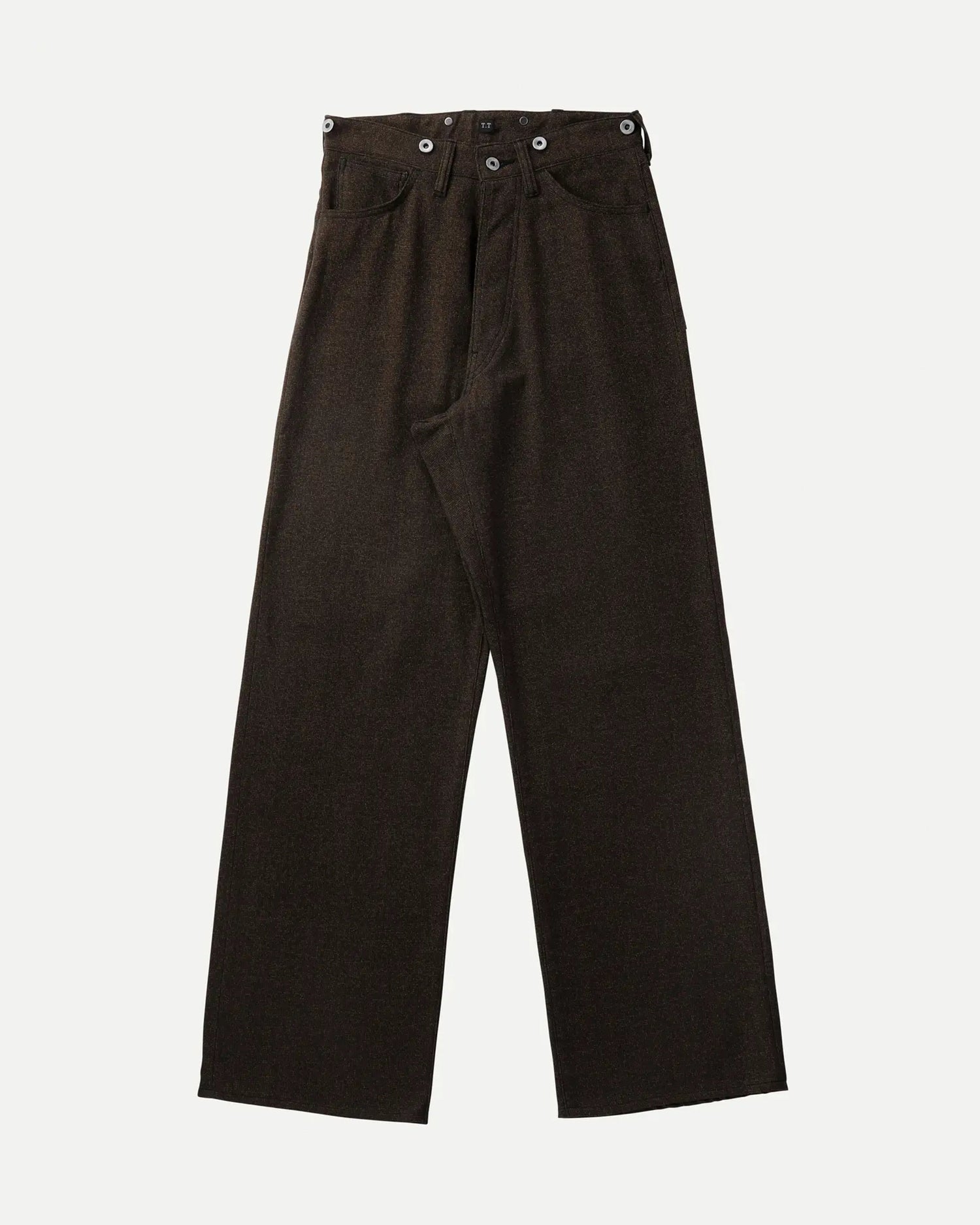 LOT.209 BUCKLE-BACKED TROUSERS