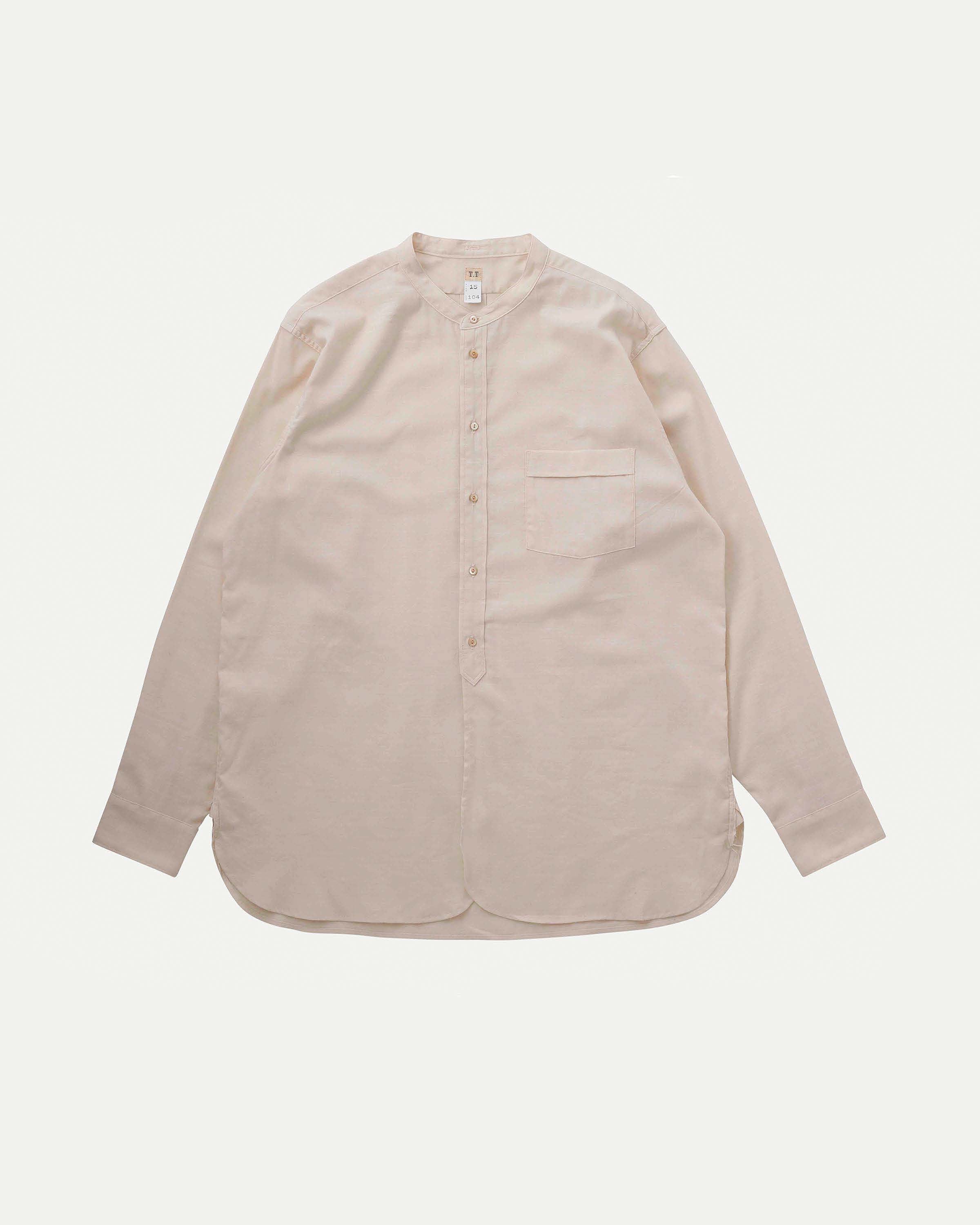 Taiga Takahashi | LOT.104 BAND COLLAR SHIRT