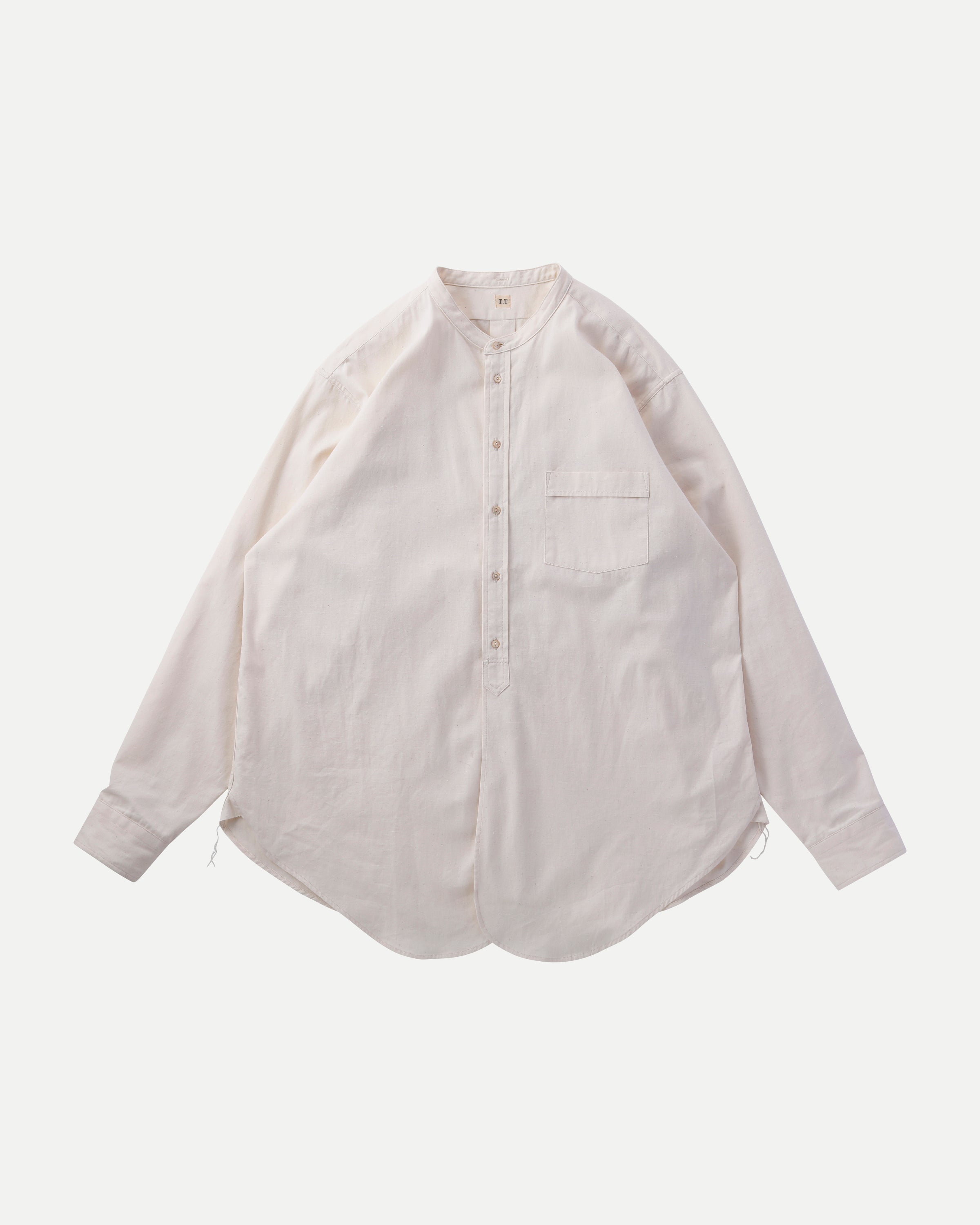 LOT.104 BAND COLLAR SHIRT