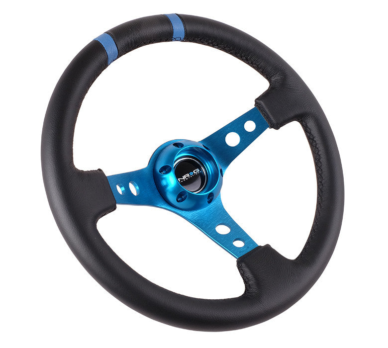 NRG RST016RNB Limited Edition 350mm Sport Steering Wheel New Blue w