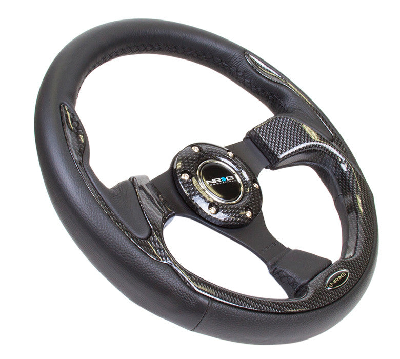 Car And Truck Parts Nrg Reinforced Steering Wheel Pilota 320mm Black With