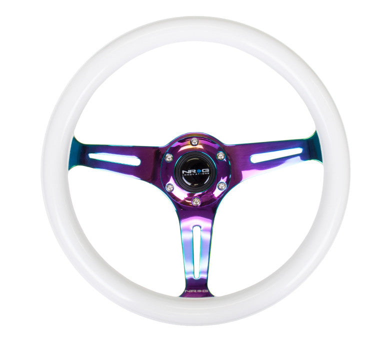 Nrg St 015mc Gl Classic Luminor White Wood Grain Wheel Neochrome Spok