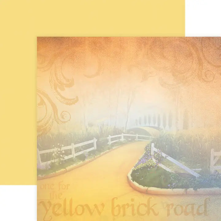 Yellow Brick Road - Wizard of oz Double Sided Paper