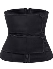 double belt waist trainer