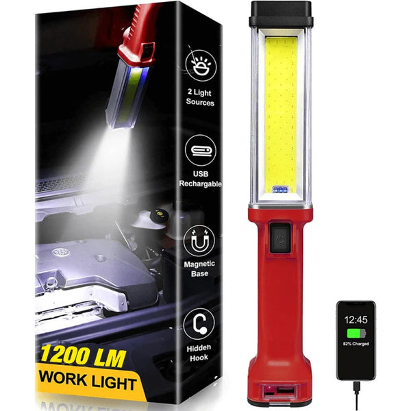 1200 Lumens Portable LED Rechargeable Work -