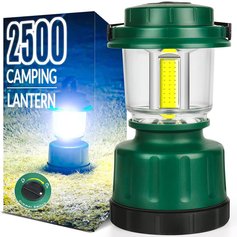 Becomlight LED Camping Lantern Rechargeable 3000~8000K: Cute Retro Handheld Portable Lanterns Outdoor, 5000mAh Battery Powered Dimmable Em