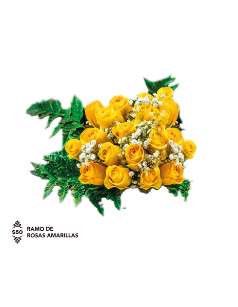 Ramo de rosas amarillas – Casco Entregas