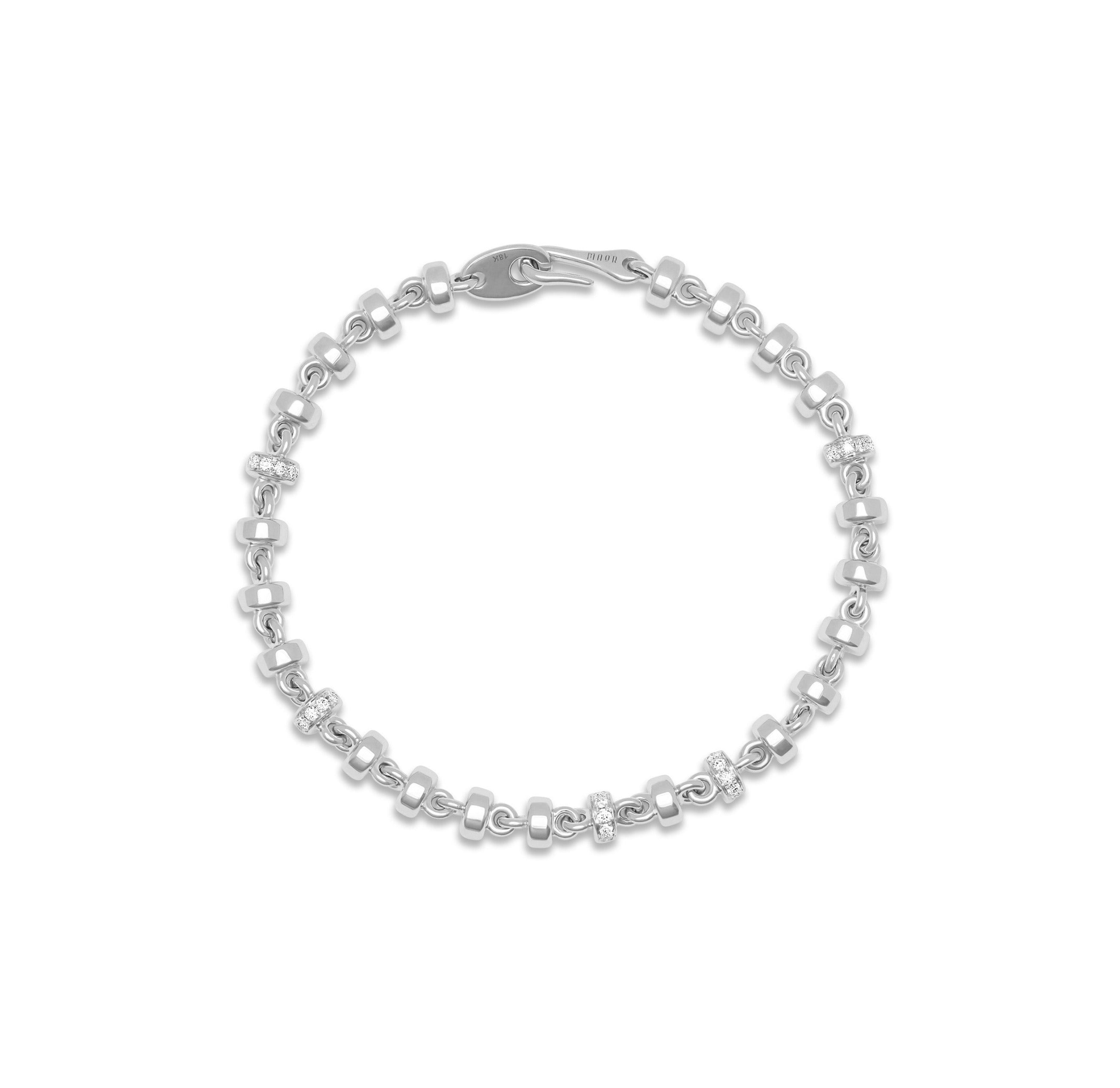 Omni Bracelet | 5.5mm | Pave Detail | White Gold – MAOR