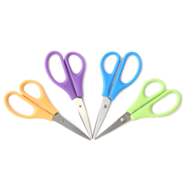 24 Pack Blunt Tip Kids Scissors for Classroom, Bulk Student