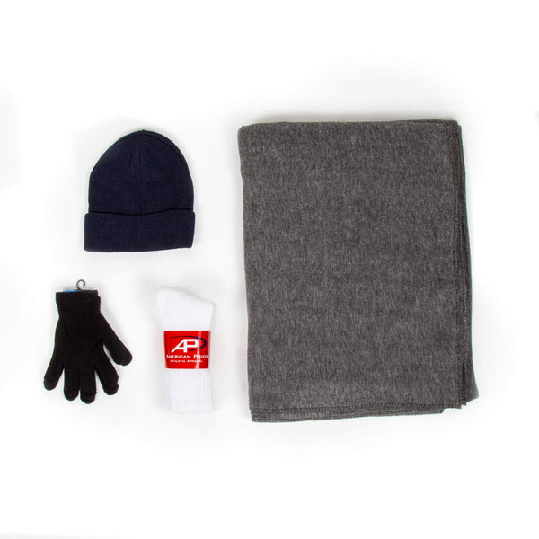 Bulk Homeless Care  Hygiene Kits - Winter Gloves, Hats, Scarves