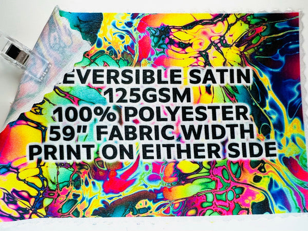 Reversible silk