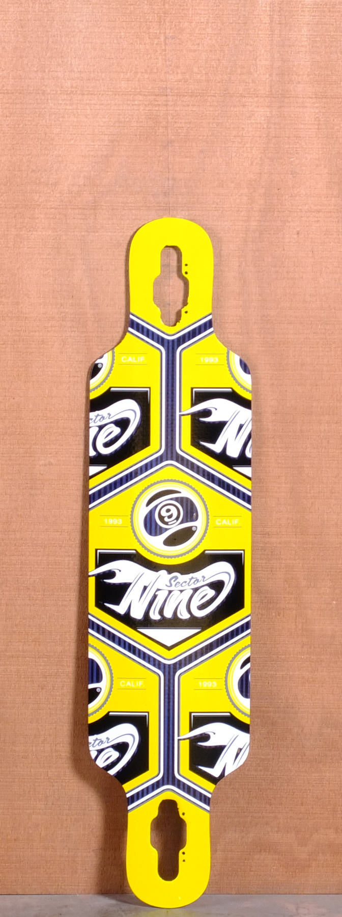 Sector 9 37" Seeker 37 Longboard Deck - Yellow - Wunder Bundler - Sector 9 Drop Through Longboard