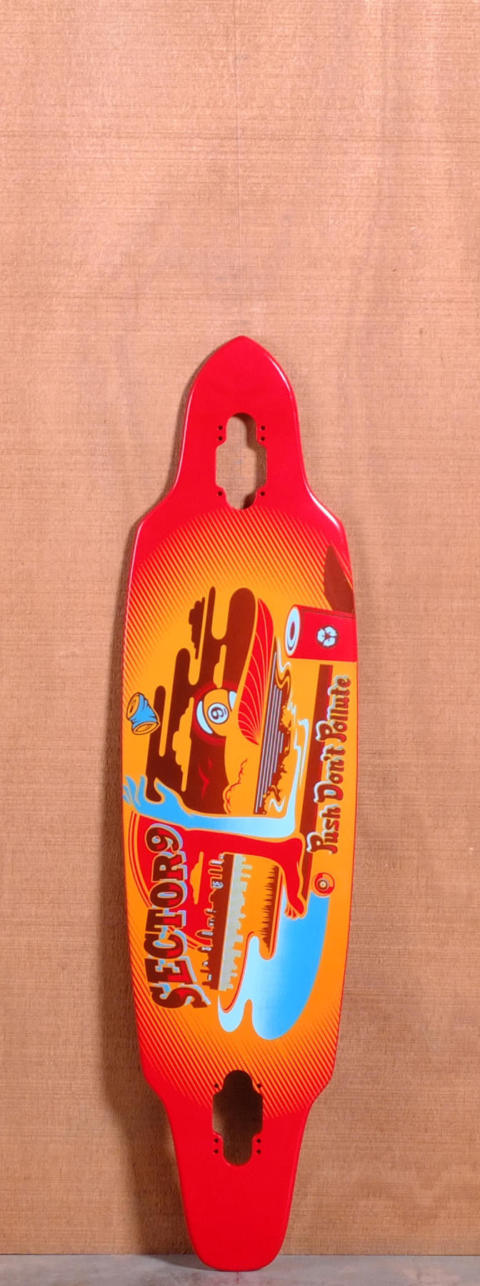 Sector 9 36" Tempest Longboard Deck - Red - Wunder Bundler - Sector 9 Longboards