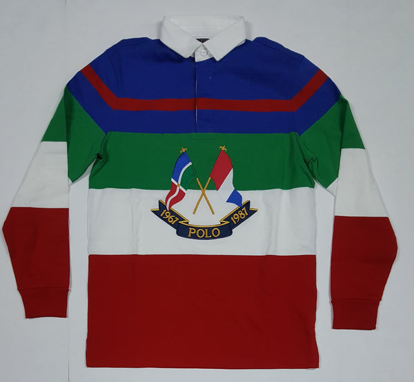 NWT POLO RALPH LAUREN CLASSIC FIT COLOR CROSS FLAG RUGBY – Unique Style