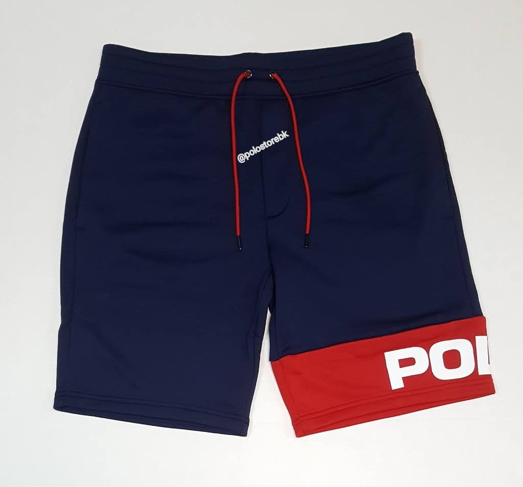 red white and blue polo shorts