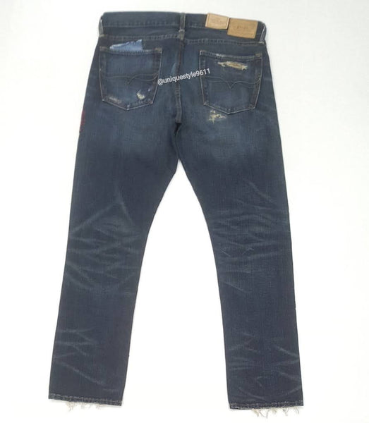 Nwt Polo Ralph Lauren Varick Slim Straight Patch Jeans | Unique Style