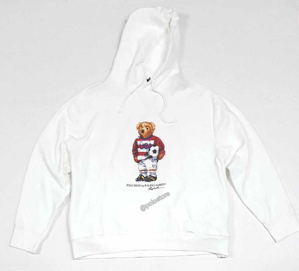 polo teddy bear hoodie