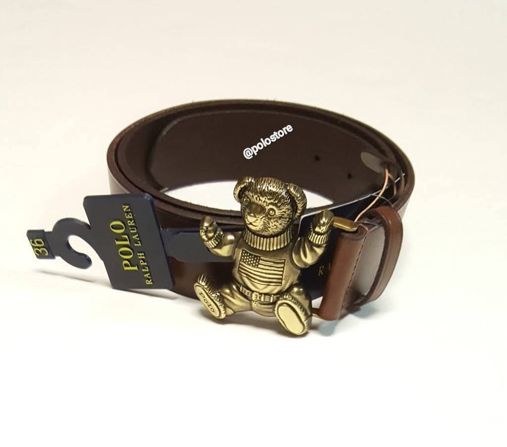 Nwt Polo Ralph Lauren Brown Teddy Bear Belt | Unique Style