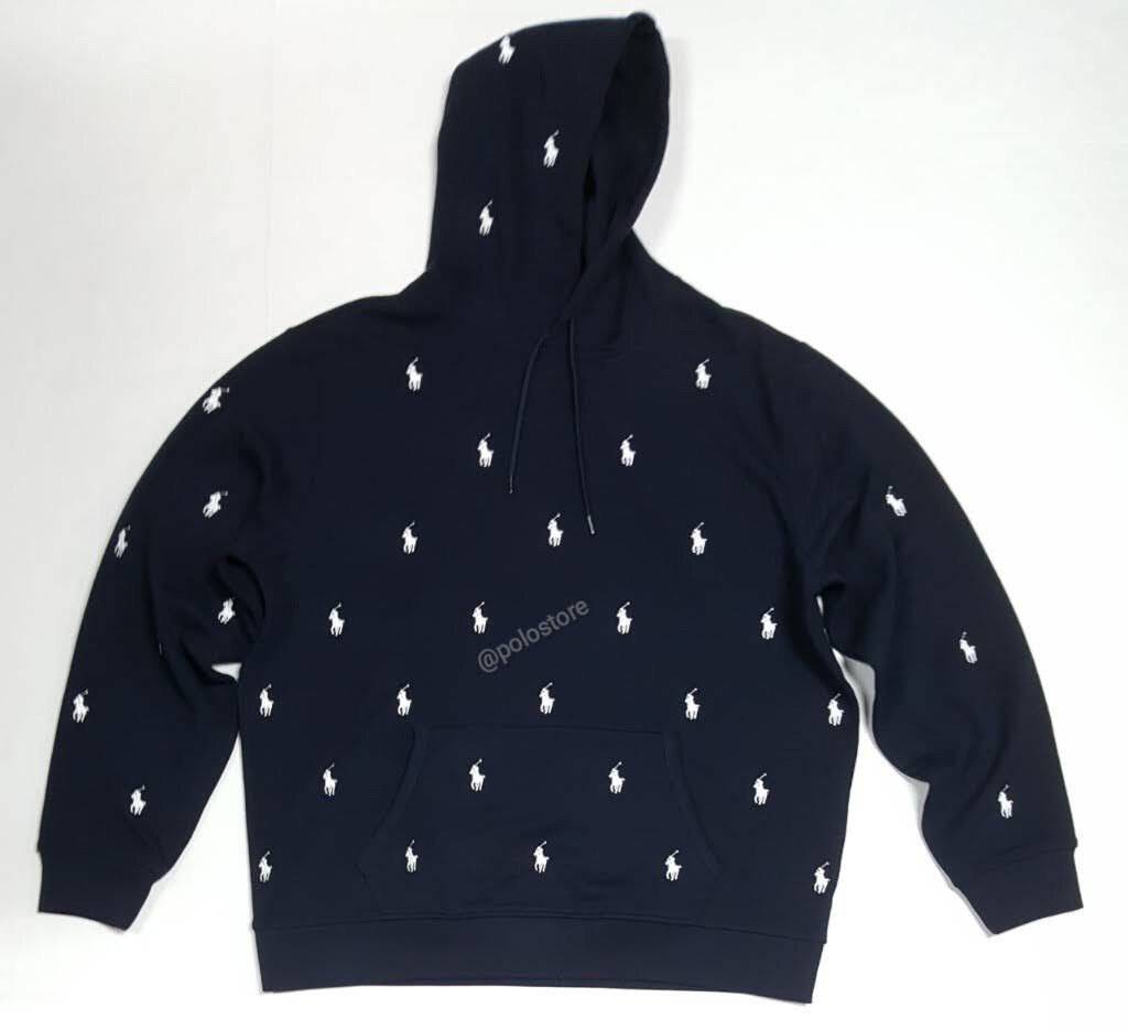 all over polo hoodie