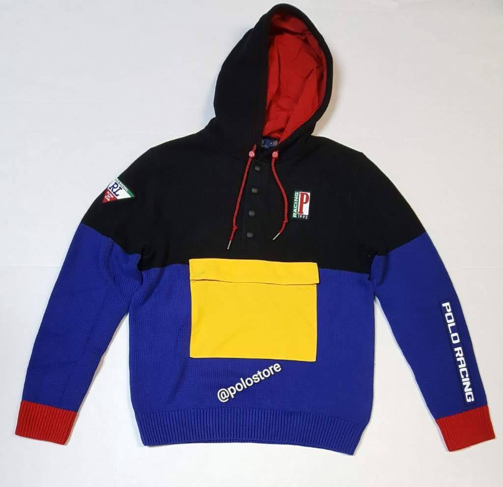 Nwt Polo Ralph Lauren P Racing 1992 Hoodie Sweaters | Unique Style
