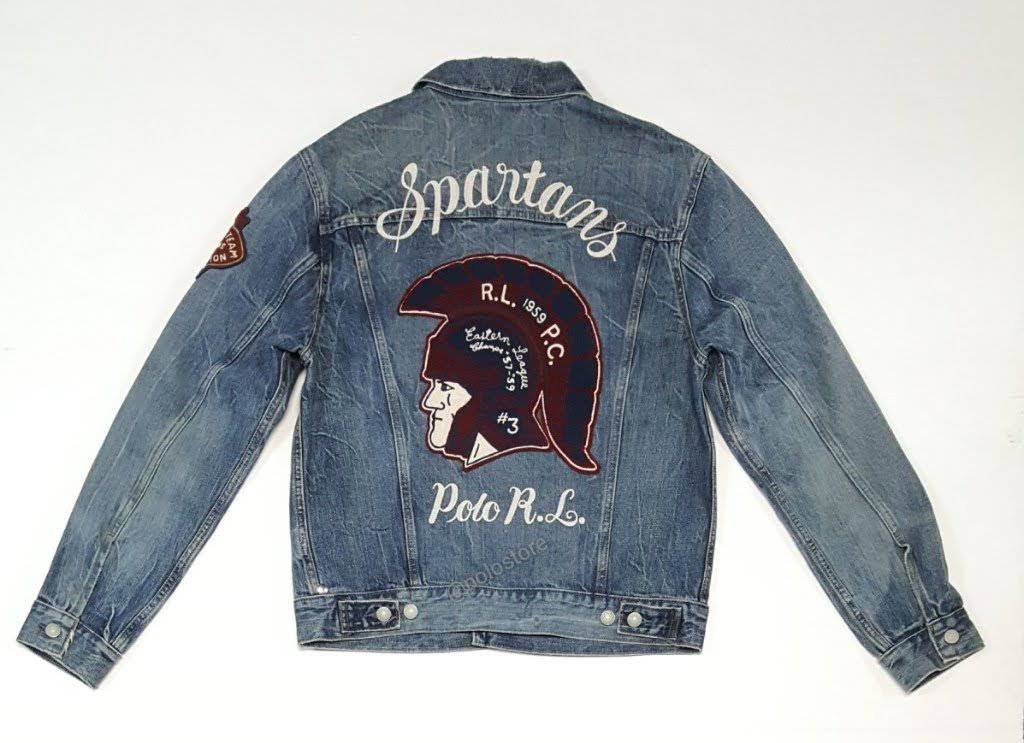 ralph lauren embroidered denim jacket