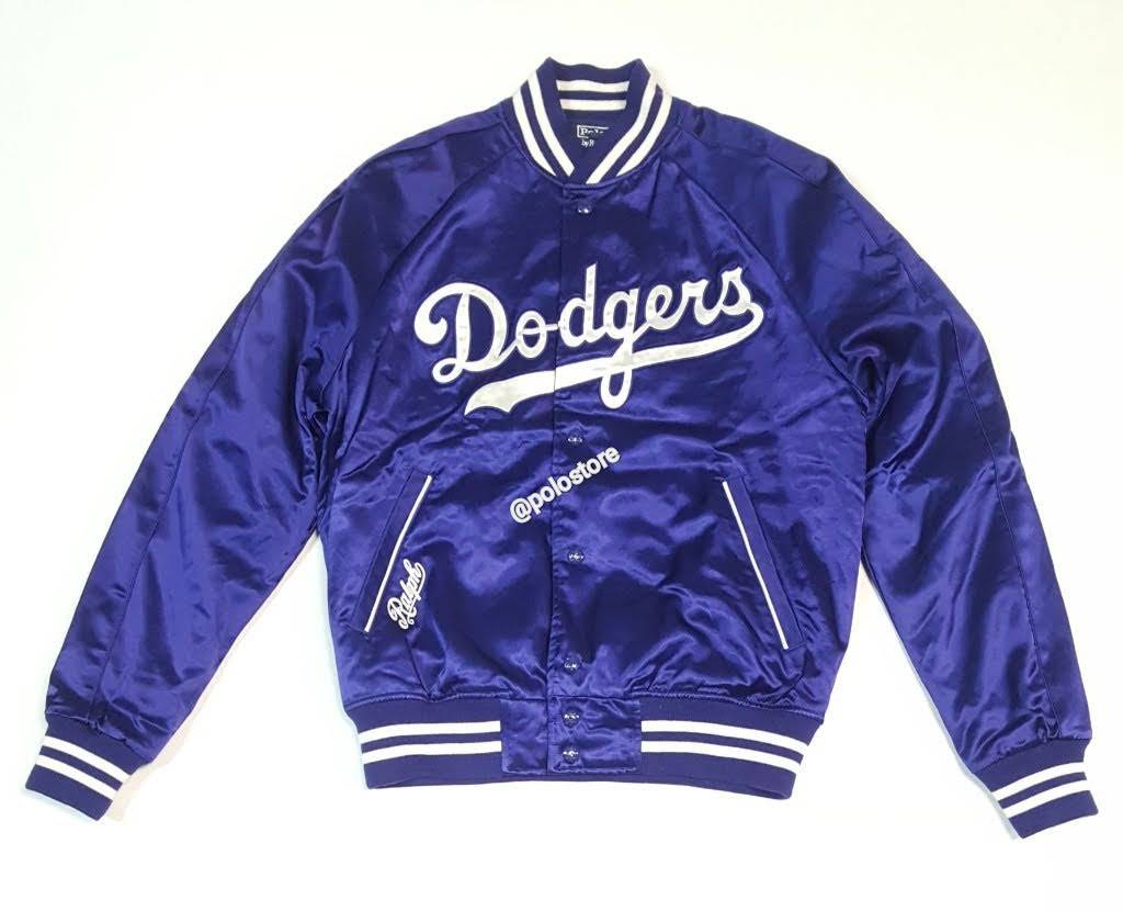 Nwt Polo Ralph Lauren Dodgers Satin Jacket | Unique Style